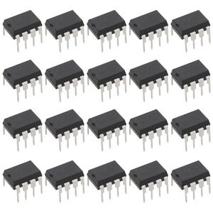 eMagTech 50Pcs Operationele Versterker LM358N Laag Power Dual Operationele Versterker IC Chip 8Pin Voor Computer Mobiele Telefoon Calculator Zwart