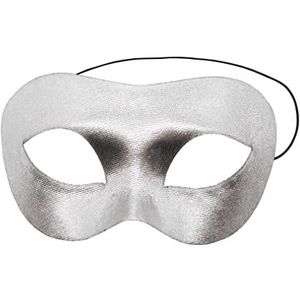 Feestmasker, maskerademasker for mannen vrouwen, Halloween volwassen maskerademaskers, zwart Mardi Gras masker(Silver)