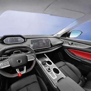 Beschermfolie voor autoconsole, Transparante TPU-beschermfolie for auto-interieur en middenconsole, for CHANGAN CS55 Plus 2023 2022, krasbestendig(For Rhd)