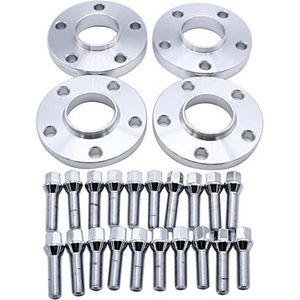 4 Stuks 15Mm & 20Mm Spacers 5X112Mm Hubcentric Gesmede Wielen Spacer Kit Voor A5 Mit 20x Lug Bouten M14x1.5 Hub Boring 66.5Mm Wiel Spacer
