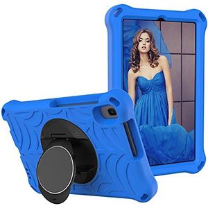Tablet PC-hoes Compatible with Lenovo Tab M8 TB-8505 / TB-8705 (8.0 "") Tablet Case Kids Shock Proof Beschermkap met draaiende lichtgewicht en duurzame standaard, schouderriem Bescherming(Blu)