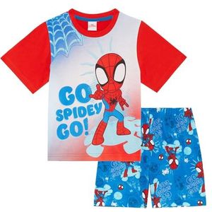 Spidey & Friends Spiderman Korte Pyjama, Spidey & Vrienden, 3-4 jaar