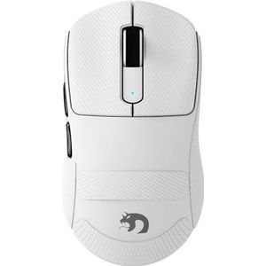 MAMBASNAKE M3 39g SUPERLIGHT Mouse, PixArt PAW3395PRO Gaming Sensor, BT/2.4G Wireless/Wired Gaming Mouse, 6 Adjustable DPI up to 40000, 200 Hrs Battery, Office Mice for Win11/Xbox/PS/Mac (White)