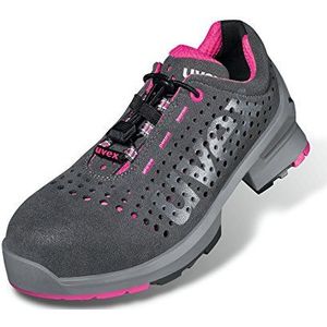 Uvex Dames 1 Ladies lage schoen S1 SRC veiligheidsschoenen, grijs (grijs, roze 0), 40 EU