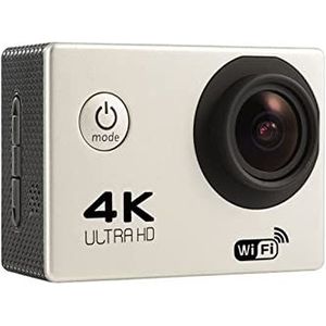 Sportcamera Draadloze WiFi Nieuwe Mini Smart High-Definition Outdoor Waterdichte Camera 4k Sports DV(Color:White)