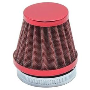 ZHAOYUQI Motor Luchtfilters Universele 35mm 38mm 42mm 45mm 58mm Paddestoel Hoofd Motorfiets Carburateur Luchtfilter Cleaner Inlaatpijp Gemodificeerde Scooter (Rood 35mm)