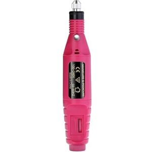 Draagbare professionele elektrische nagelboormachine, manicure-instrumenten, pedicure-boorset, familie-nagelvijl, nagelboorapparatuur(Red Set-A3,USB Plug)