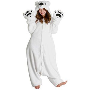 IJsbeer Onesie Kigurumi Verkleedkleding | SAZAC Kigurumi | Volwassenen & Kinderen | One Size Fits All (155-180cm)