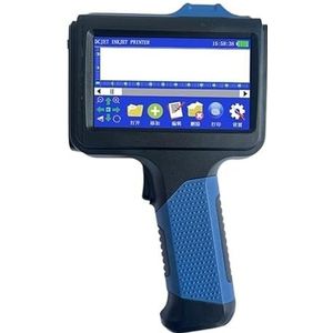 Handhelds Inkjet Printers 12,7 mm Snel drogende Coderingsmachine for Barcode Label Tekst Logo's Codenummer,Soepele werking(Blue)