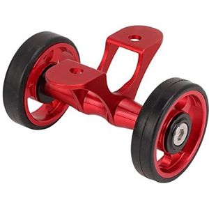 Fietsspatbord Easywheel Spatbord, Uitrusting, Fietsen en Fietsaccessoires Rollers Wielen Dubbel Wiel voor voor Vouwfiets voor Dahon (rood)