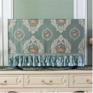 WLTYSM TV Cover TV Cover Borduurwerk 32-70 Inch Valuta Eenvoudige en Moderne Televisie Kap TV Stofkap Doek TV Display Beschermers (3,6 cm)