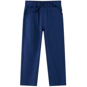 Kinderbroek met trekkoord 104 marineblauw