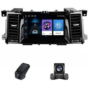 Android autoradio geldt voor Nissan Patrol 6 VI Y62 2010-2019 Wireless Carplay Android Auto,9inch 2.5D touchscreen auto radio met GPS navigatie Bluetooth stuurwiel afstandsbediening(NF-1)