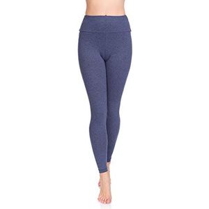 SOFTSAIL legging voor dames, van katoen, hoge taille, volledige lengte, buikcontrole, rekbaar, elastische paneelbroek voor in de fitnessstudio, fitness, yoga, afslankende leggings, oversized, LWP3, denim, 38