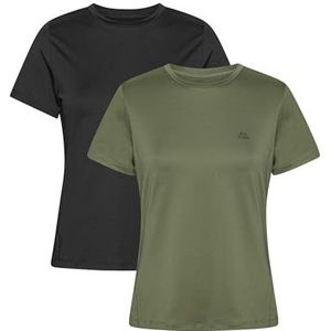 DANISH ENDURANCE - Sport T-Shirt - Zwart - Lichtgewicht - Ronde Hals - voor Vrouwen