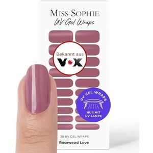 Miss Sophie - Rosewood Love - Nagelfolie - 20 Stuks - UV-Gel