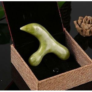 Jade Steen Voeten Acupoint Tool Natuurlijke Reflexologie Pedicure Tool Voet Massager