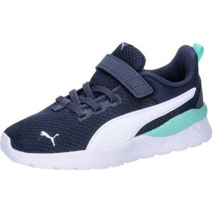 PUMA Anzarun Lite Ac Inf Sneakers voor kinderen, uniseks, Club Navy PUMA Wit Mint, 27 EU