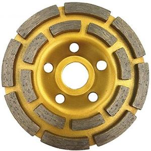 LJISEHG Diamantsegmentslijpkomschijf - Schijf for slijpmachines, efficiënt snijden/slijpen op beton, graniet, steen(125mm)