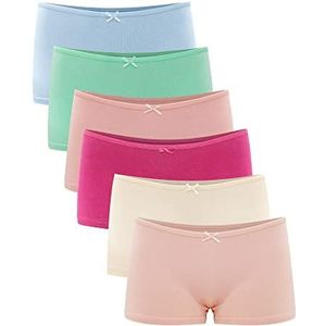 Libella. Panties 3901 Boxershorts voor dames, ondergoed, katoen 3901, set van 6 stuks, S