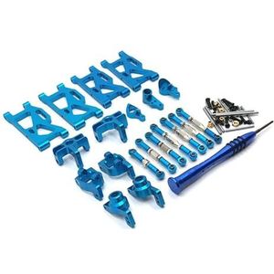 Metalen zeven sets accessoires for WLtoy 144010 124019 124017-16-18 144001 02 afstandsbediening auto(Blue)