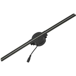 Holografische Waaier, 3D Hologram Fan 2 Blades 176 Degree 16.5inch 2000x224 WiFi 3D Projector With 224 LED Light Beads For Business Store Advertising,Holografische Projector