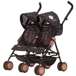 Daisy Chain Zipp Twin Max-poppenwagen - Voor kinderen van 4 tot 9 jaar. (Limited Edition Twilight)