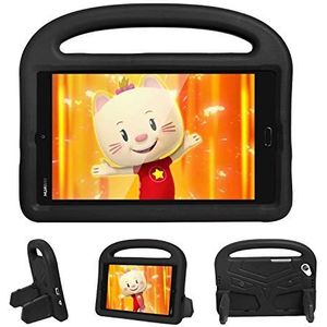 Tablet PC-hoes Tablet Case Compatible with Huawei M3 / T3 / T8 Lite 8.0 Silicon Case Compatible with Kids, Compatible with Kinderen Schokbestendige Lichtgewicht Dropbestendige Stand Tablet Case, met H