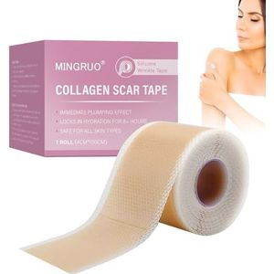 MINGRUO Siliconen littekenpleisters, siliconen pleister gezicht, siliconen littekenverbandage, littekenpleister tegenrimpels, siliconen pleister voor littekens voor gezichtrimpels