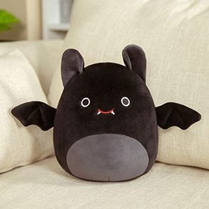 Dark Little Devil Bat Doll Knuffel Vleermuis Pop Grappig Kussen Ragdoll Verjaardagscadeau-Zwart, 20cm