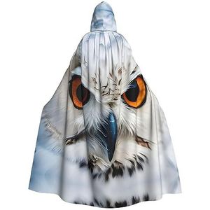Snowy Owl Eyes Exquisite Vampire Mantel Voor Rollenspel, Gemaakt Voor Onvergetelijke Halloween Momenten En Meer