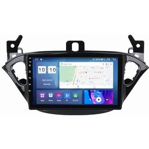 Android 12.0 Car Stereo 9 ""Touch Screen auto audio speler bluetooth stuurwielbediening Voor Opel Corsa 2014-2019 auto speler Ondersteunt CarAutoPlay PIP GPS Navigatie Backup Camera (Size : 4+WIFI 1G+