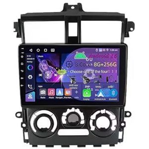 9 Inch 2 Din Android 15 Autoradio voor Mitsubishi Colt Plus 2013-2018 met CarPlay AHD Omgekeerd beeld Bediening op het stuur Bluetooth GPS navigatie FM Radio WiFi(C1 2+32G)