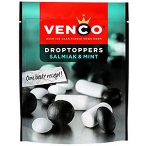 Venco | Droptoppers | Salmiak & Mint | 10 x 210 gram