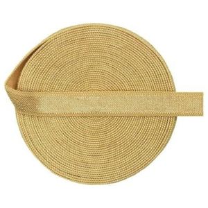Glanzende niet-vouwbare elastische 3/8"" 10mm spandex satijnen band bh-band lingerie ondergoed naaigaren 50 100 yard per spoel-oud goud-10mm-100 yards