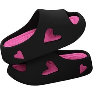 Zephyria wolken glijbanen voor vrouwen, vrouwen zomer thuis, douche, outdoor Eva pantoffels, voor dames en heren | Huis Slides Douche Sandalen, Zwart, 38.5 EU