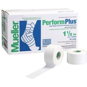 Mueller Perform Plus Zink Oxide Tape (3.8cm x 13.7m)