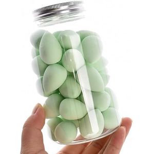 40 stuks Mini Kleine Make-Up Spons Schoonheid Ei Set Zachte Cosmetische Bladerdeeg Kussen Foundation Poeder Spons Nat en Droog Dual Beauty Tools (Color : 8)