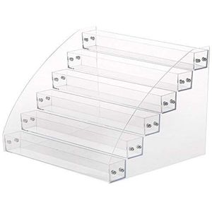 Nagellak-organizer, lippenstift, nagellakrek, staande organizer, heldere make-up displaystandaard, transparant vakje voor het opbergen van make-up, lippenstift en cosmetica (#5 (6 vloeren)
