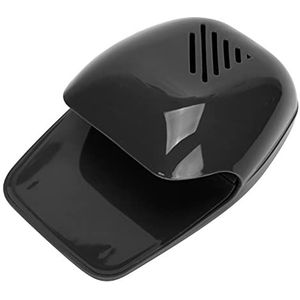 nageldrogers voor nagellak en gel， Professionele mini-nagelventilatordroger for gewone nagellak Sneldrogende nagellak Gel-nageldroger Blower-manicuretool(Black)
