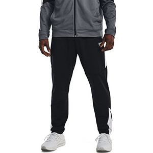 Under Armour Tricot Fashion Track Pant voor heren, (001) Zwart/Wit, M