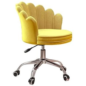 Bureaustoel Werkkruk Moderne Draaistoel Ergonomische Bureaustoel Met Lendensteun En Armleuning Managersstoel(Color:Yellow)