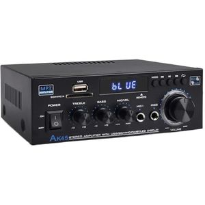 Versterker, AK45 Eindversterker HiFi Stereo Versterker Kanaal 2.0 Max Power 90Wx2 AMP for Home Theater Auto Amp De audio