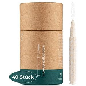 VIGOROUS® 40 stuks duurzame interdentale borstels - ISO 3, 0,6 mm - interdentale tandenborstels voor grondige tandreiniging tussenruimtes - tandborstels - praktische tussenruimte tandenborstels