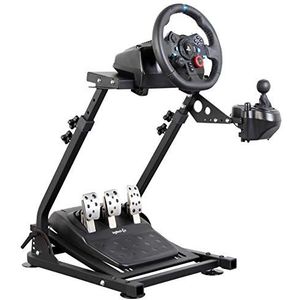 Dshot Support de volant réglable en hauteur et inclinaison pour logitech G25, G27, G29, G920 PS4 Xbox T500D Fanatech T3PA TGT Simulateur de conduite Cockpit