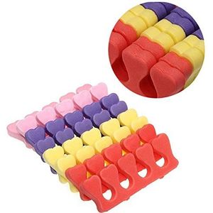 New8Beauty teenseparators Toe afstandhouders (12 Pairs) - Breng Nagellak Tijdens Pedicure Manicure - kleinigheidjes Mannen Vrouwen Teens Girls Kids - Nail Spa Feestartikelen
