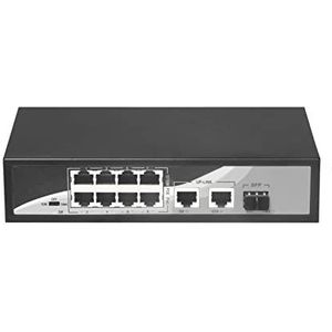 Webcam, Networks 8-poort Poe Schakelaar 2CH 10/100 / 1000 m Uplink Ethernet Switch 1channel Gigabit Switch met Sfp Sleuf