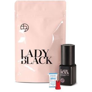 P-Beauty Sky Lady Black Wimperlijm voor wimperverlenging, 5 ml, ultra sterke grip, droogtijd 2 seconden, hypoallergeen, houdbaarheid 6-7 weken, permanente wimperlijm, lijm