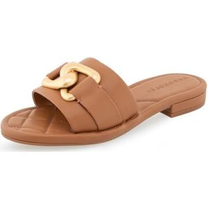 Aerosoles Dames grote charme dia sandaal, Tan Pu Leer, 40 EU