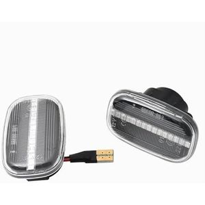 Richtingaanwijzer Voor Toyota Voor Prius Voor Fielder Voor Verso Voor Runx Voor MR2 Led Dynamische Zijmarkeringslichten Knipperlicht Indicator(Crystal)